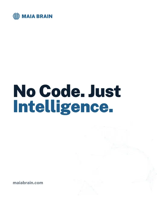 No Code. Just Intelligence. — 1080x1350