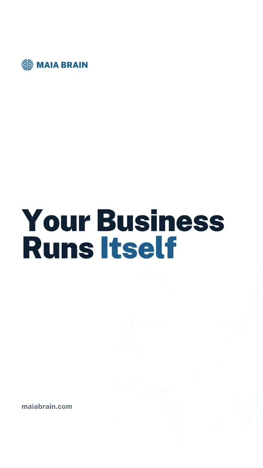 Your Business Runs Itself — 1080x1920