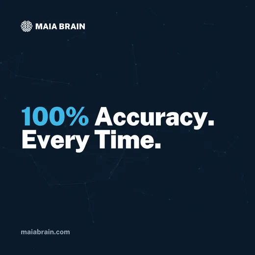 100% Accuracy. Every Time. — 1080x1080