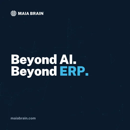 Beyond AI. Beyond ERP. — 1080x1080