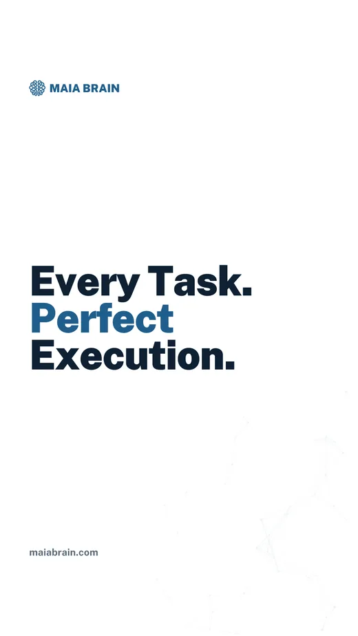 Every Task. Perfect Execution. — 1080x1920