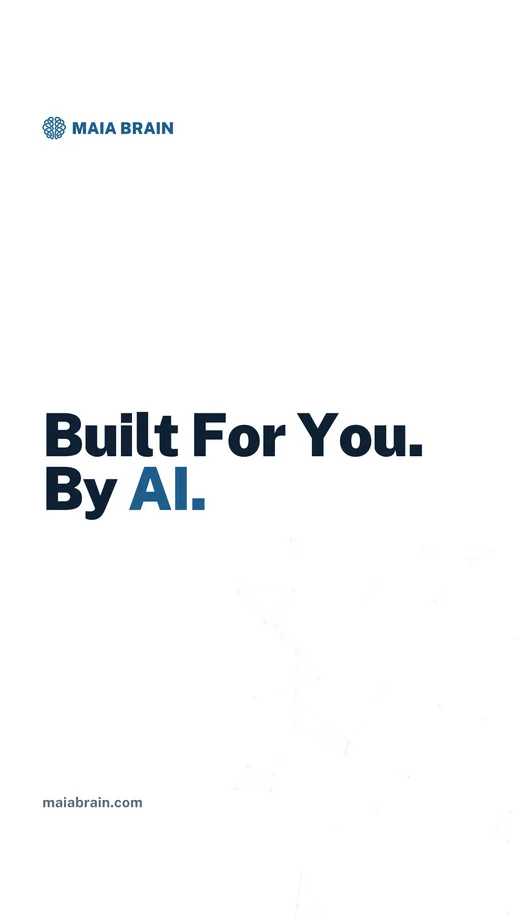 Built For You. By AI. — 1080x1920