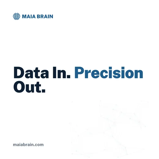 Data In. Precision Out. — 1080x1080