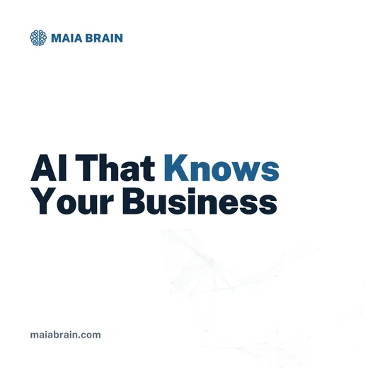 AI That Knows Your Business — 1080x1080