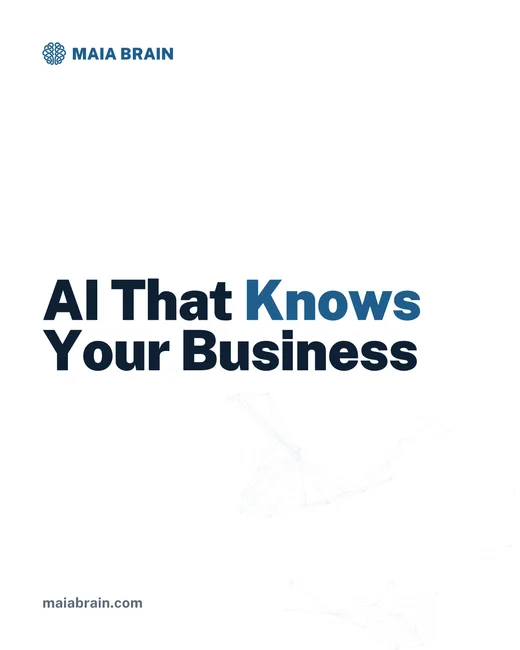 AI That Knows Your Business — 1080x1350