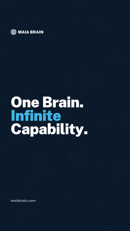One Brain. Infinite Capability. — 1080x1920