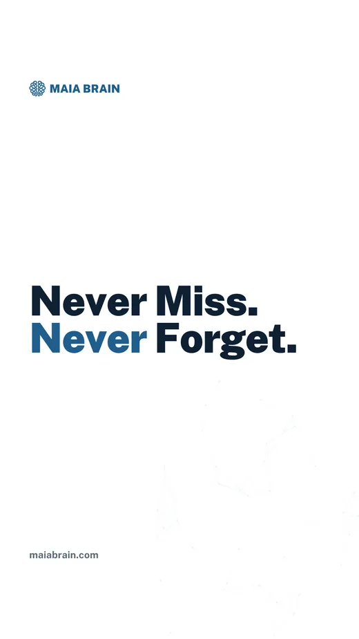 Never Miss. Never Forget. — 1080x1920