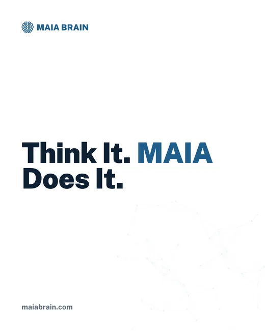 Think It. MAIA Does It. — 1080x1350