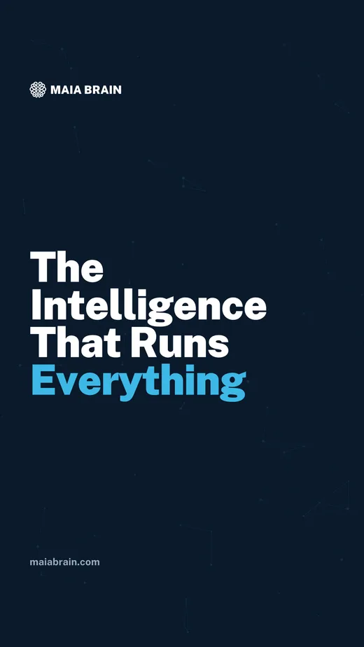 The Intelligence That Runs Everything — 1080x1920