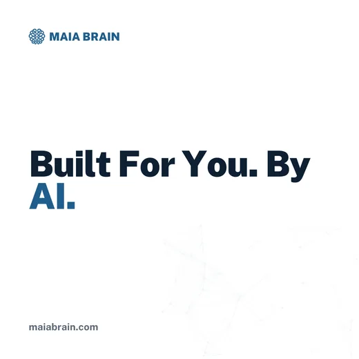 Built For You. By AI. — 1200x1200