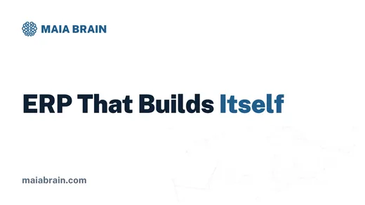 ERP That Builds Itself — 1600x900