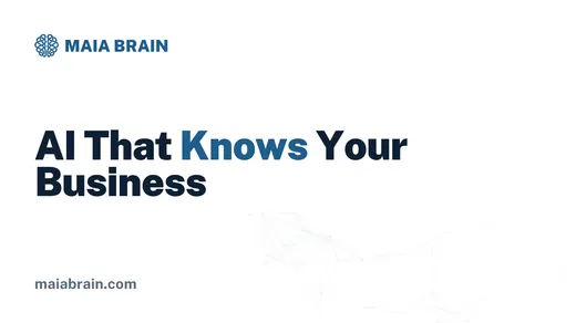 AI That Knows Your Business — 1600x900
