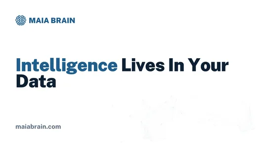 Intelligence Lives In Your Data — 1600x900