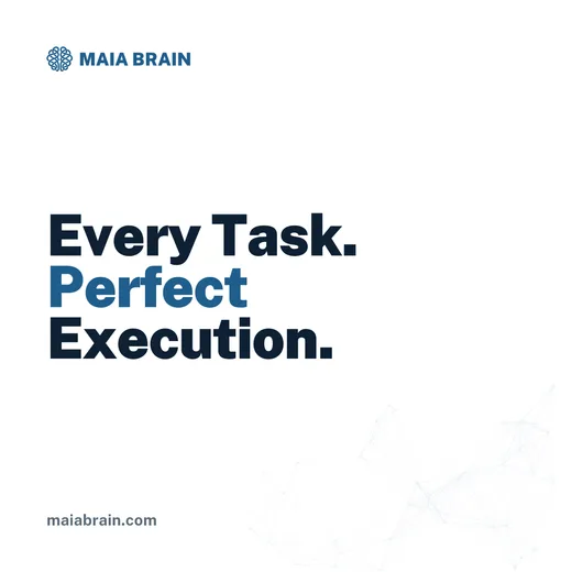 Every Task. Perfect Execution. — 1080x1080
