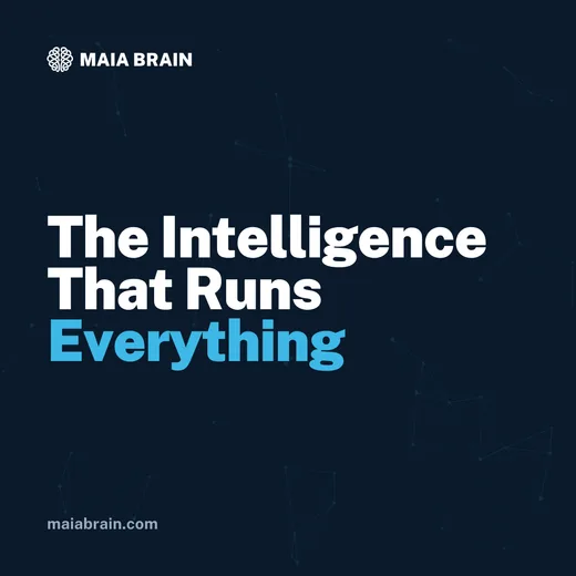 The Intelligence That Runs Everything — 1080x1080